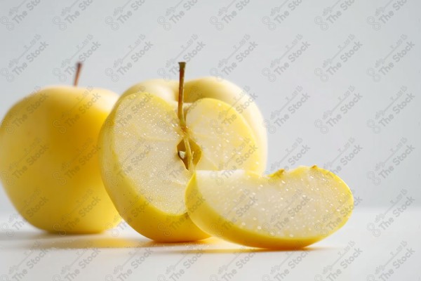 Apple in a studio photography