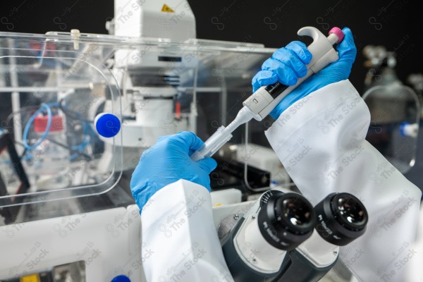 A picture of a group of medical tools used in a blood test