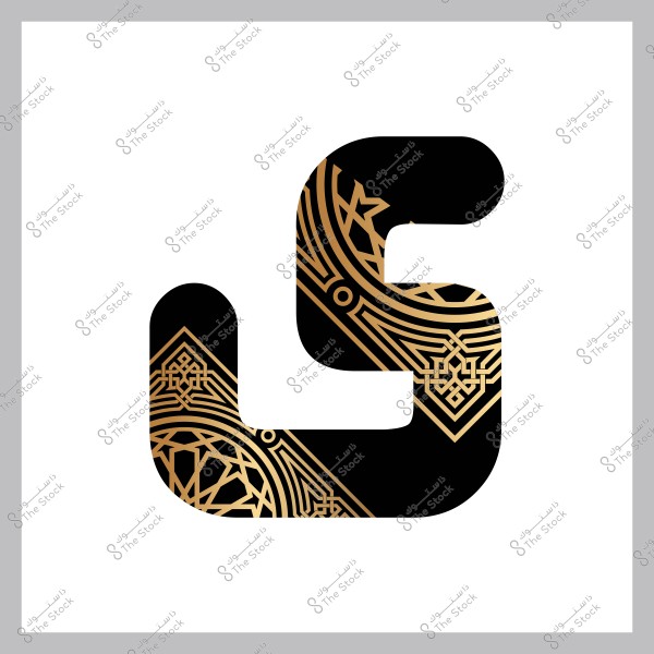 صورة تعبر عن تصميم زخرفي حديث لحرف "S" بخط عريض ولون ذهبي ونمط زخرفي عربي تقليدي على خلفية سوداء, مع حواف ناعمة وخلفية بيضاء.

-