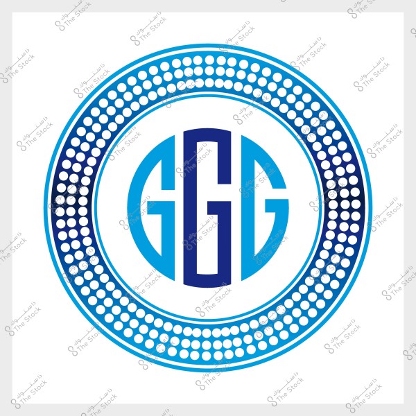 شعار دائري يحتوي على أحرف "GCC" باللون الأزرق الفاتح والداكن يتوسطه تصميم يُحيطه نمط من النقاط البيضاء في إطار دائري باللون الأزرق.
  
-