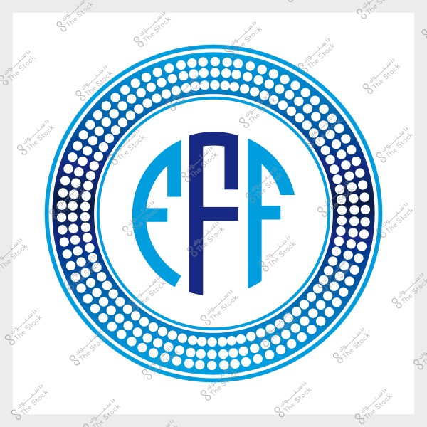 شعار دائري باللونين الأزرق والأبيض يحتوي على حرفي \"EFF\" في الوسط.