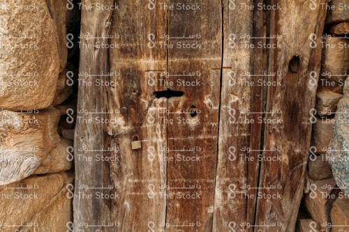 Stone wall in the Albaha region