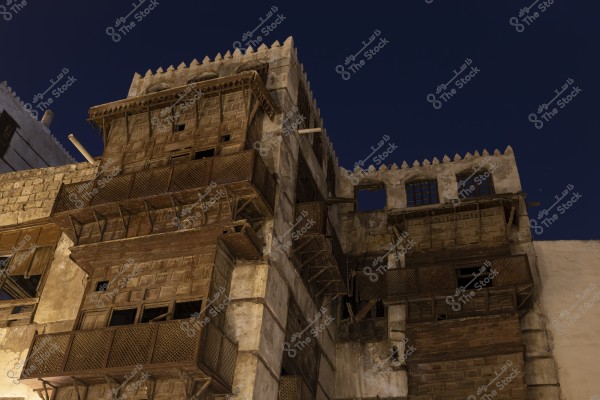Jeddah saudi arabia  old historical jeddah city ancient building heritage historical village al balad