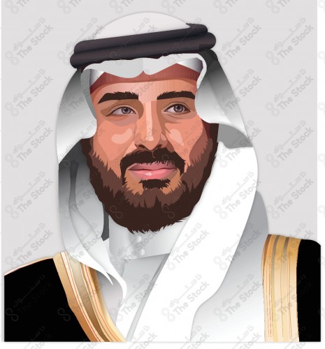 رسمة فيكتور للولي العهد الأمير محمد بن سلمان