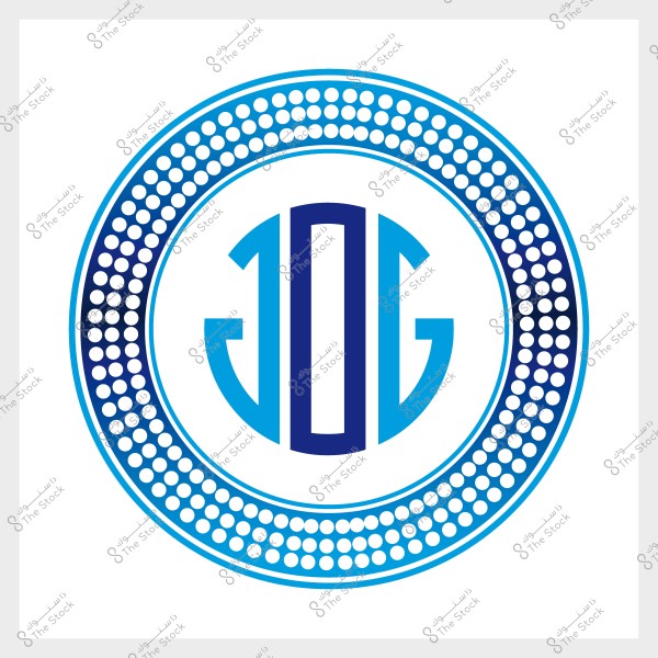 شعار دائري باللون الأزرق يحتوي على حروف \"JDC\" في الوسط.