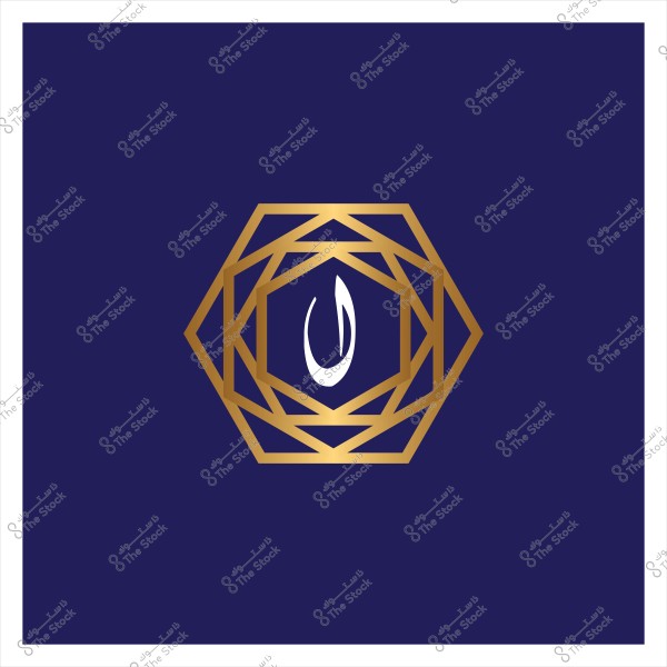 شعار بخلفية زرقاء داكنة يحتوي على تصميم هندسي ذهبي معقد على شكل مضلع سداسي. يتوسط التصميم رمز أبيض يشبه حرف "ن" باللغة العربية.
  
-