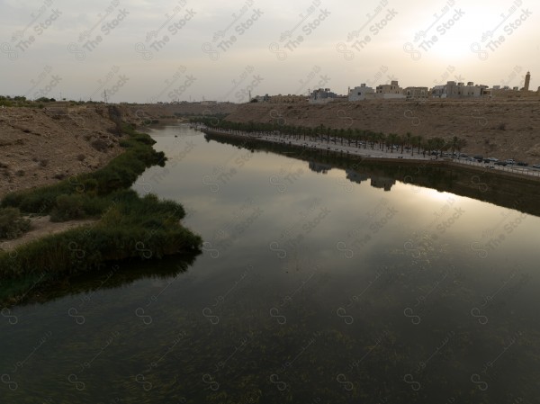 صورة لمنتزه وادي نمار في مدينة الرياض، أماكن سياحية، اودية في السعودية.