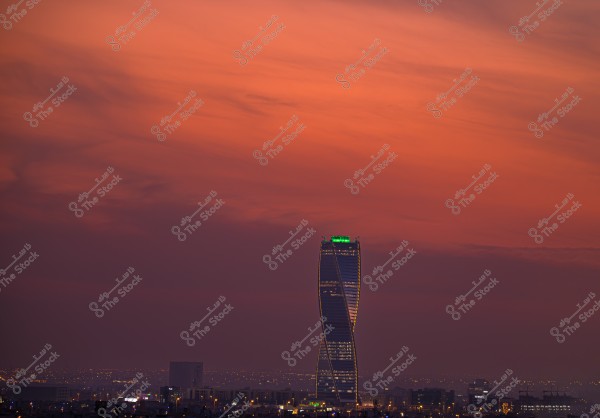 Beautiful sunset at Riyadh Saudi Arabia