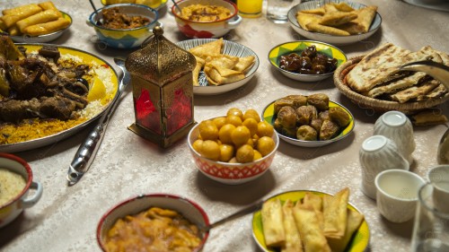 فطور عائلة سعودية برمضان ،سفرة رمضان