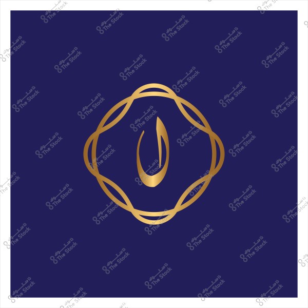 شعار بخط عربي ذهبي على شكل حرف "ن" محاط بتصميم زخرفي ذهبي فوق خلفية داكنة زرقاء.

-