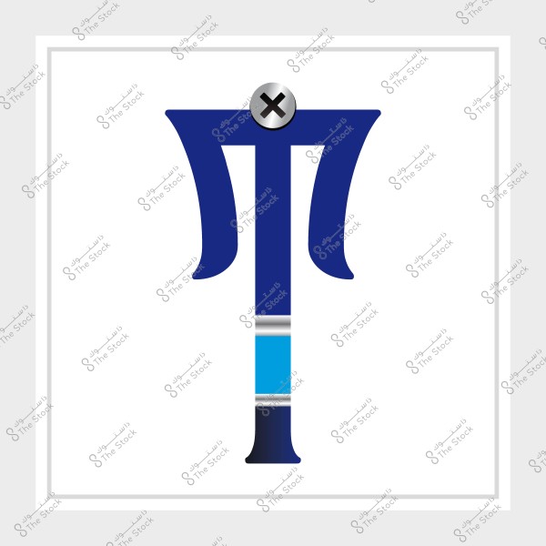 Logo featuring the letter T in blue with silver embellishments.