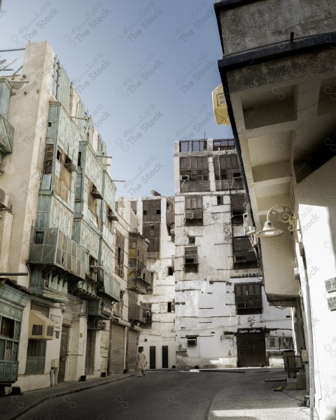 A snapshot of the ancient buildings in the historic country in Jeddah, Saudi Arabia, the streets of the historic country in Jeddah, historical monuments in Jeddah, tourism in Saudi Arabia.