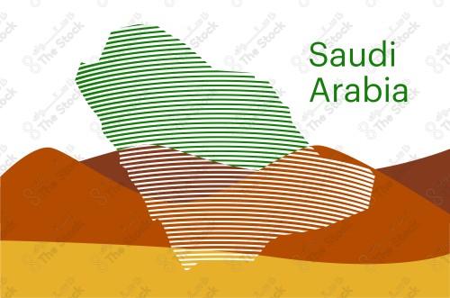 خريطة المملكة العربية السعودية، خرائط، رسومات