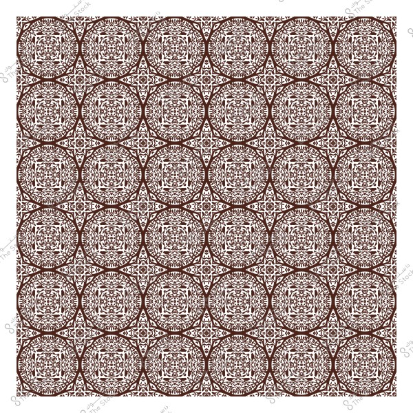 نمط زخرفي إسلامي بني بأشكال هندسية متكررة وأنماط معقدة.