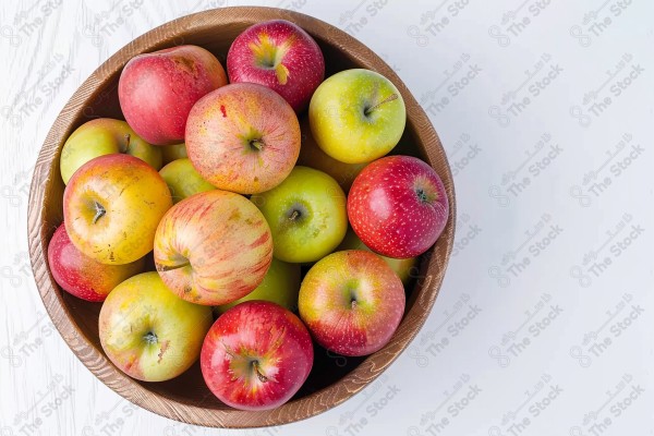 Apple in a studio photography