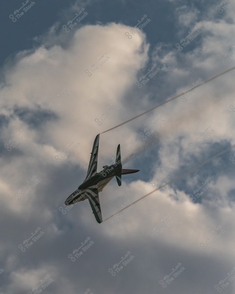 closeup of a fighter jet mid flight
