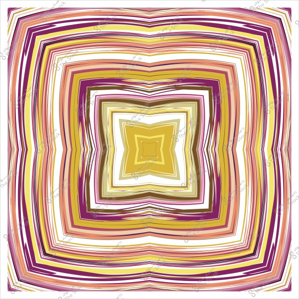 شكل هندسي ملون بألوان متعددة تتداخل في نمط مربع.