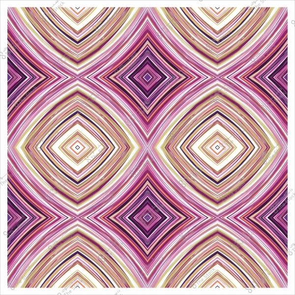 نمط هندسي مكون من أشكال ماسية بألوان متعددة تشمل الوردي والأبيض والأخضر الفاتح, تشكل تصميمًا متكررًا.