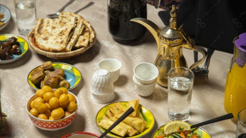 فطور عائلة سعودية برمضان ،سفرة رمضان