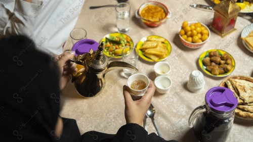 Iftar for a Saudi family in Ramadan, Ramadan meal