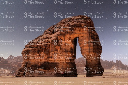 Elephant Rock, one of the famous landmarks in the city of AlUla