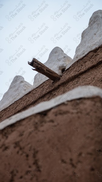 An old mud building in the heritage village of Ushaiqar