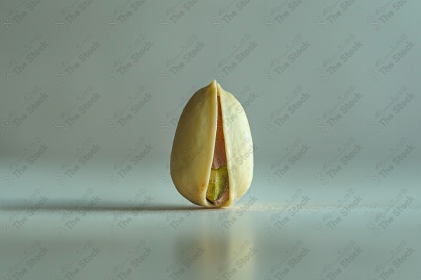 Close-up photo of a pistachio nut.