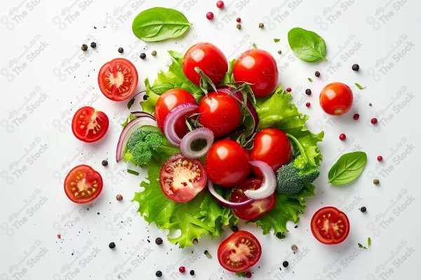 Professionally photographed tomatoes.