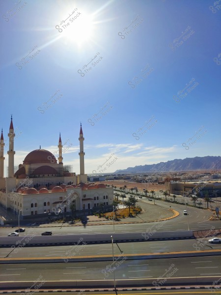 منظر رائع من إطلالة في أحد مقاهي حائل