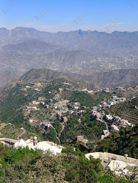 لقطات مختلفة للجبال والطبيعة الساحرة في محافظة فيفاء بمنطقة جازان جنوب المملكة العربية السعودية