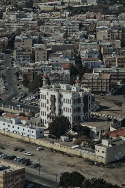 صورة علوية لقصر شبرا العريق