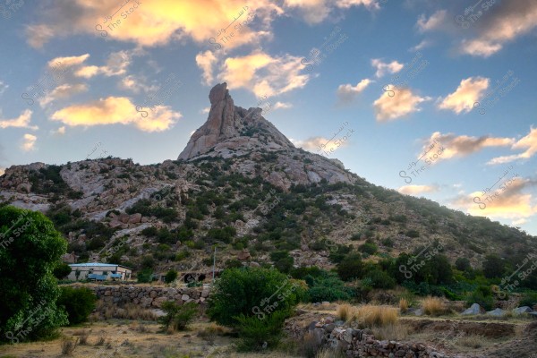 A beautiful landscape view of Jabal Qarnayt, Taif, Saudi Arabia