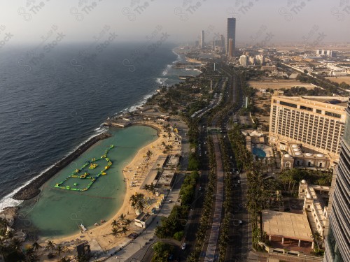 Aerial Photo of Jeddah Water Front