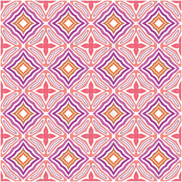 نقش هندسي ملون بأشكال مربعات متداخلة باللونين الوردي والبنفسجي.