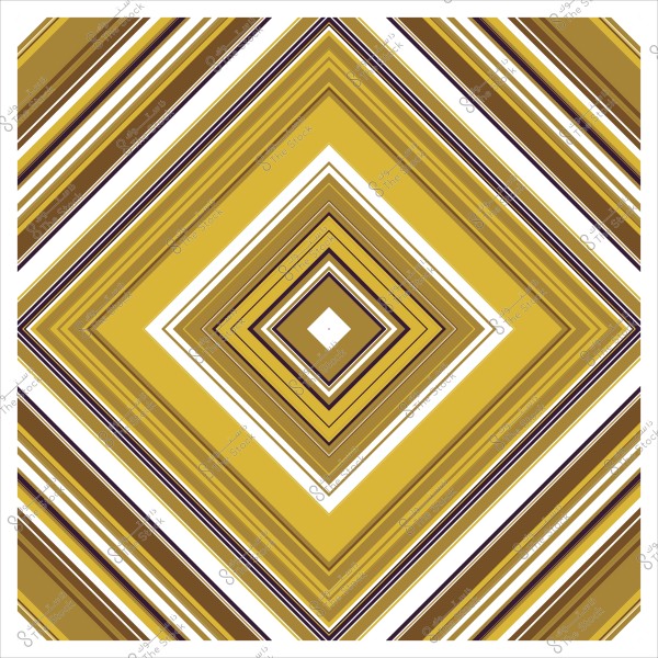 Geometric pattern with multi-colored lines in gold and brown intersecting symmetrically and centered in a diamond-like design.