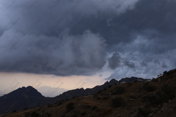 مدينة الباحة الجميلة - ضباب و سحب وطبيعة ساحرة - معالم سياحية المملكة العربية السعودية