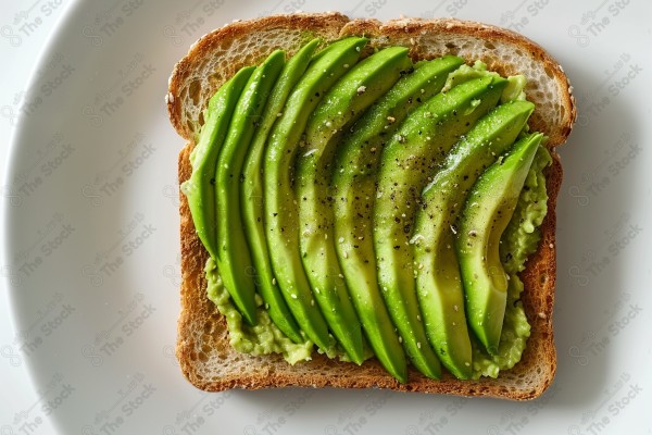 Avocado in a studio photography.