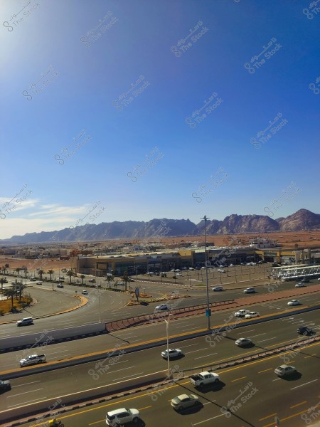 منظر رائع من إطلالة في أحد مقاهي حائل