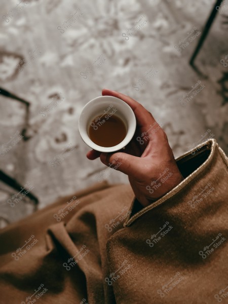 القهوة السعودية في وسط الاجواء الشتوية