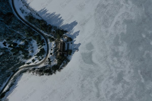 A picture from the lake of Bolu city in Turkey