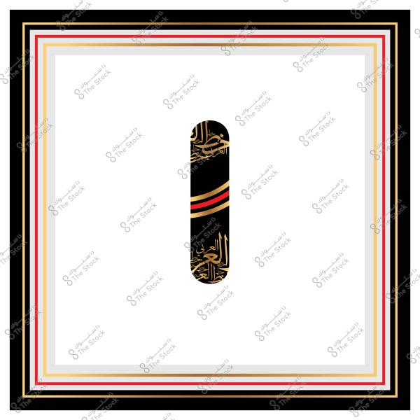 صورة تعرض الرقم واحد باللون الأسود مزخرف بنقوش ذهبية مع خطوط باللونين الأحمر والذهبي, محاط بإطار مزخرف بتدرجات الألوان الأسود والأحمر والذهبي والرمادي. التصميم يتميز بأسلوب فني أنيق وجذاب.

-