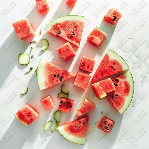 watermelon sliced in a delicious way