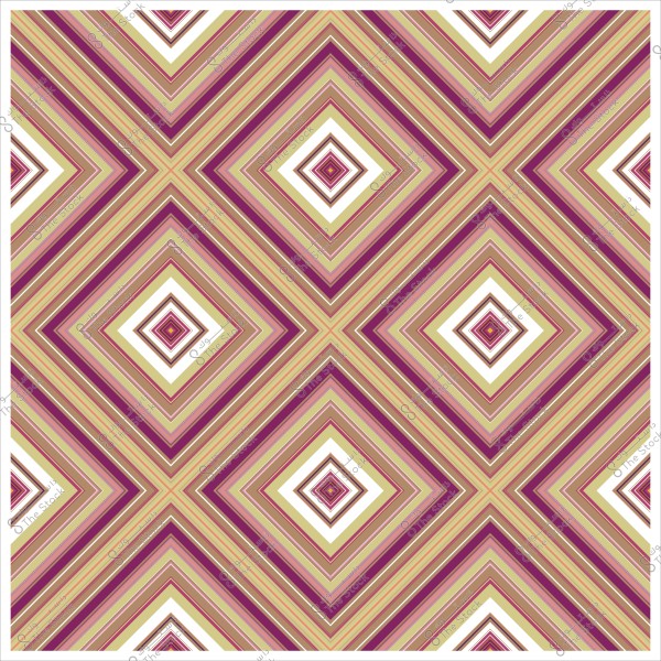 نمط هندسي بأشكال ماسية ملونة باللون الوردي والبني والبيج.