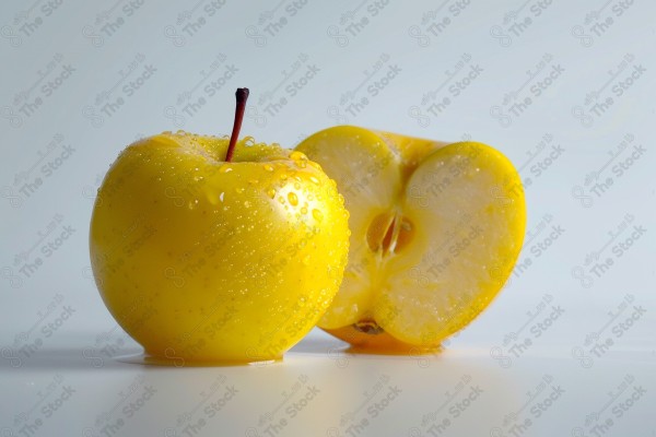 Apple in a studio photography