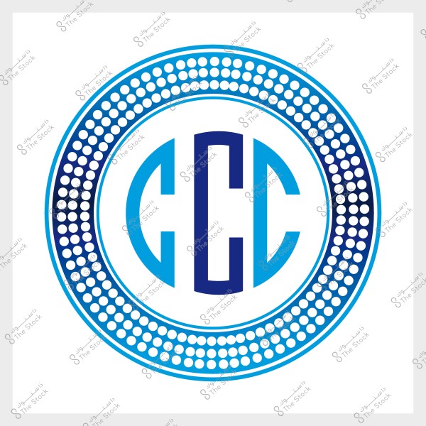 شعار دائري يحتوي على ثلاث حروف \"C\" بألوان الأزرق الداكن والأزرق الفاتح.