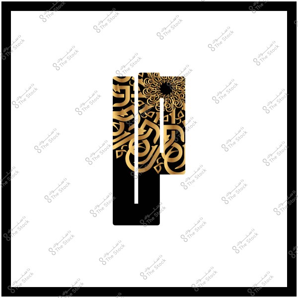 تصميم فني لجهاز التحكم مع دمج للزخرفة العربية الذهبية على خلفية سوداء. الزخارف تتنوع بأشكال هندسية وأنماط متشابكة, مشكّلة تكويناً بصرياً فريداً يدمج بين الحداثة والتراث الفني العربي.

-