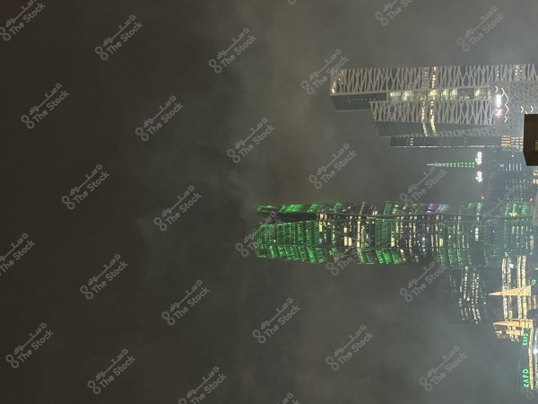 ضباب وجمال اعمار العاصمة في يوم التأسيس