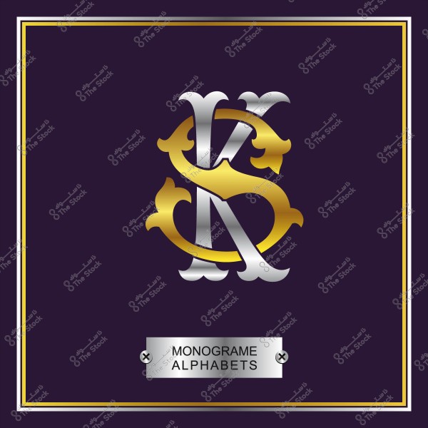 Monogram logo featuring the letters "KS" in an intertwined gold and silver design on a dark background.