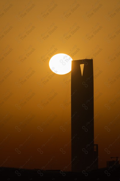 Sunrise in Riyadh city