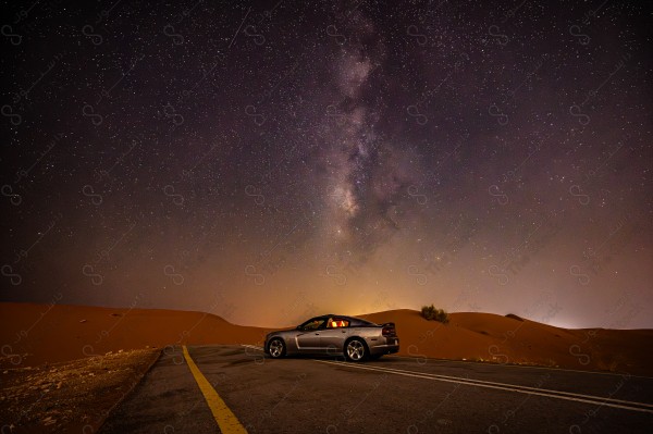 beautiful view of milky way near dilam Riyadh